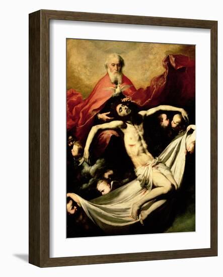 The Trinity, circa 1635-Jusepe de Ribera-Framed Giclee Print