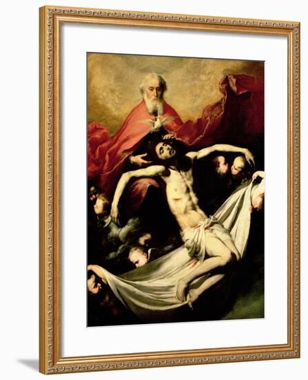 The Trinity, circa 1635-Jusepe de Ribera-Framed Giclee Print