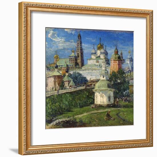 The Trinity Lavra of St Sergius in Sergiyev Posad, 1910S-Michail Boskin-Framed Giclee Print