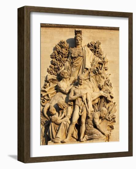 The Triumph by Antoine Etex, Dating from 1810, Sculpture on the Arc De Triomphe, Paris, France, Eur-Godong-Framed Photographic Print