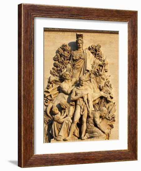 The Triumph by Antoine Etex, Dating from 1810, Sculpture on the Arc De Triomphe, Paris, France, Eur-Godong-Framed Photographic Print