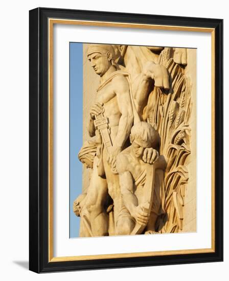 The Triumph by Antoine Etex, Dating from 1810, Sculpture on the Arc De Triomphe, Paris, France, Eur-Godong-Framed Photographic Print