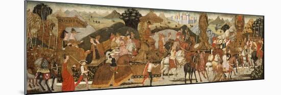 The Triumph of Alexander, c.1485-Bernardo Rosselli-Mounted Giclee Print