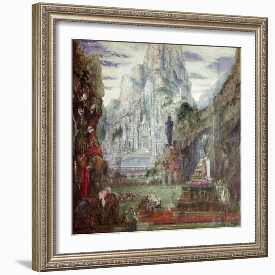 The Triumph of Alexander the Great-Gustave Moreau-Framed Giclee Print