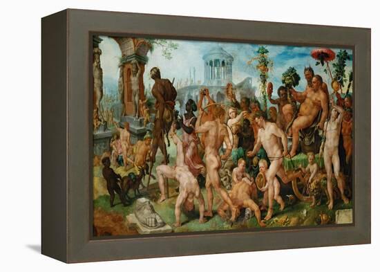 The Triumph of Bacchus, 1536-7-Maerten van Heemskerck-Framed Premier Image Canvas