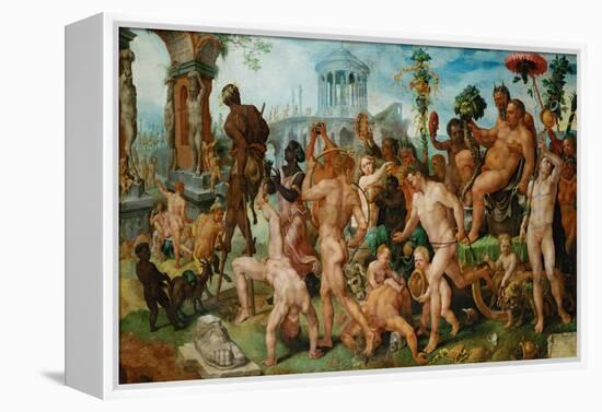 The Triumph of Bacchus, 1536-7-Maerten van Heemskerck-Framed Premier Image Canvas