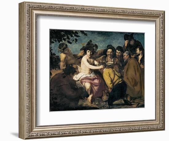 The Triumph of Bacchus or the Drunkards-Diego Velazquez-Framed Art Print