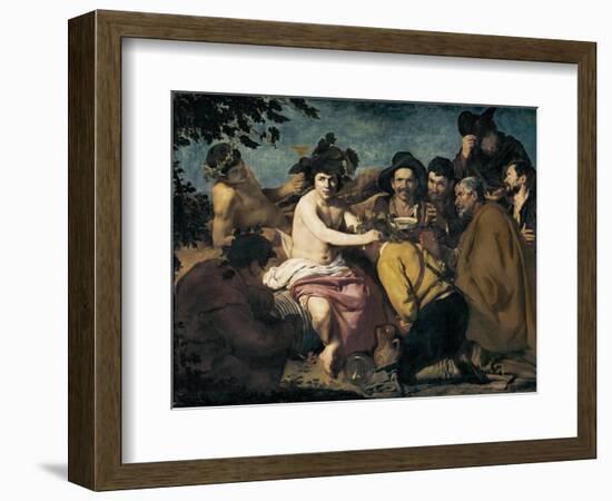 The Triumph of Bacchus or the Drunkards-Diego Velazquez-Framed Art Print