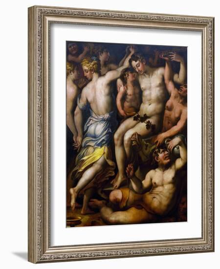 The Triumph of Bacchus Par Vasari, Giorgio (1511-1574). Oil on Wood, End 1560S, State A. Radishchev-Giorgio Vasari-Framed Giclee Print