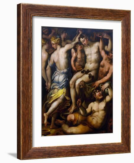 The Triumph of Bacchus Par Vasari, Giorgio (1511-1574). Oil on Wood, End 1560S, State A. Radishchev-Giorgio Vasari-Framed Giclee Print