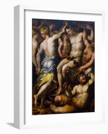 The Triumph of Bacchus Par Vasari, Giorgio (1511-1574). Oil on Wood, End 1560S, State A. Radishchev-Giorgio Vasari-Framed Giclee Print