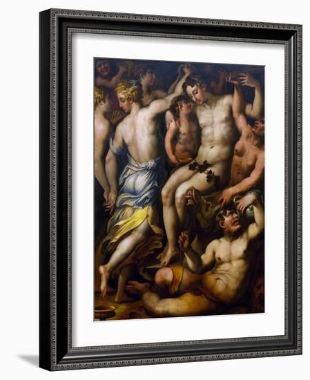 The Triumph of Bacchus Par Vasari, Giorgio (1511-1574). Oil on Wood, End 1560S, State A. Radishchev-Giorgio Vasari-Framed Giclee Print