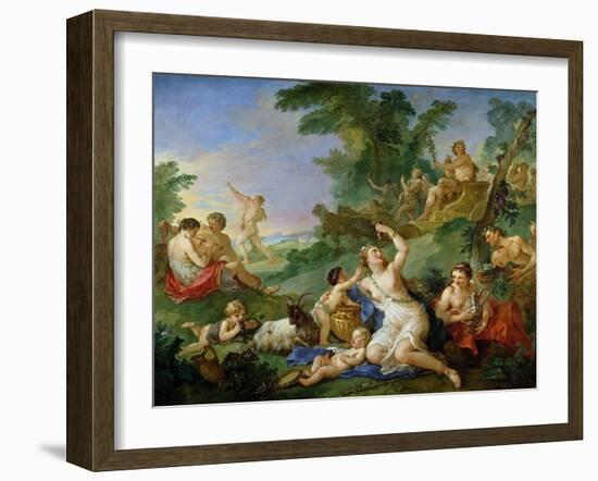 The Triumph of Bacchus-Charles Joseph Natoire-Framed Giclee Print