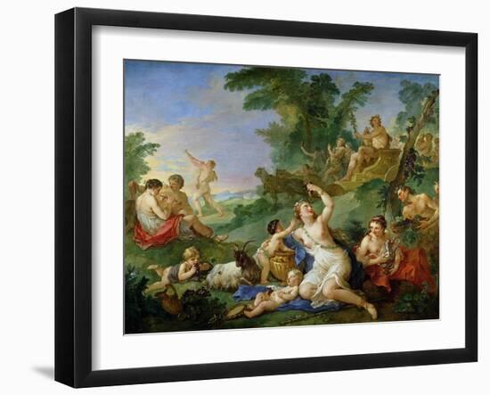 The Triumph of Bacchus-Charles Joseph Natoire-Framed Giclee Print