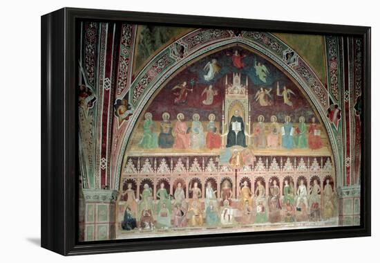 The Triumph of Catholic Doctrine, Personified in St. Thomas Aquinas-Andrea di Bonaiuto-Framed Premier Image Canvas