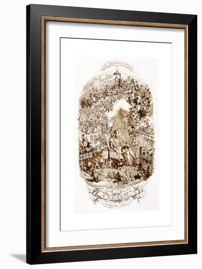 The Triumph of Cupid, 19th Century-George Cruikshank-Framed Giclee Print