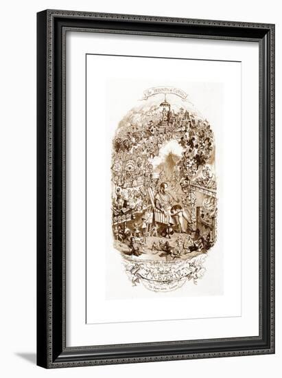 The Triumph of Cupid, 19th Century-George Cruikshank-Framed Giclee Print