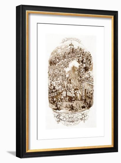 The Triumph of Cupid, 19th Century-George Cruikshank-Framed Giclee Print