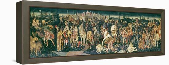 The Triumph of David and Saul, c.1445-55-Francesco Di Stefano Pesellino-Framed Premier Image Canvas