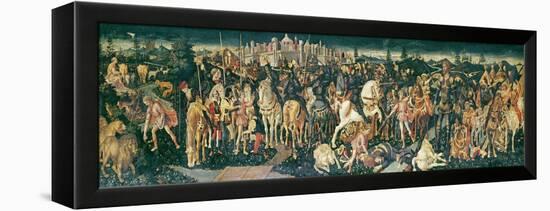 The Triumph of David and Saul, c.1445-55-Francesco Di Stefano Pesellino-Framed Premier Image Canvas