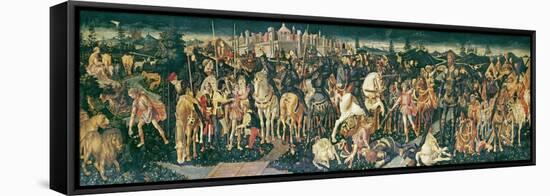 The Triumph of David and Saul, c.1445-55-Francesco Di Stefano Pesellino-Framed Premier Image Canvas