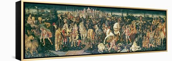 The Triumph of David and Saul, c.1445-55-Francesco Di Stefano Pesellino-Framed Premier Image Canvas