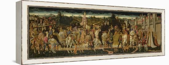 The Triumph of David, C. 1450-Francesco Di Stefano Pesellino-Framed Premier Image Canvas