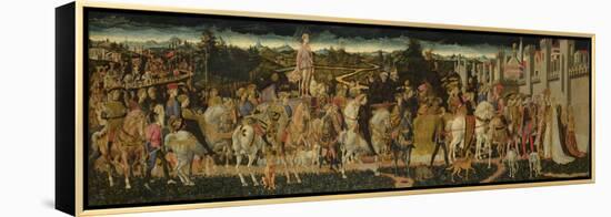 The Triumph of David, C. 1450-Francesco Di Stefano Pesellino-Framed Premier Image Canvas