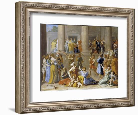 The Triumph of David, C.1631-3-Nicolas Poussin-Framed Giclee Print