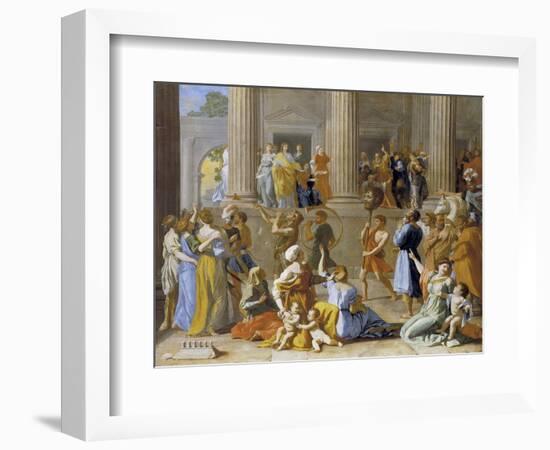 The Triumph of David, C.1631-3-Nicolas Poussin-Framed Giclee Print