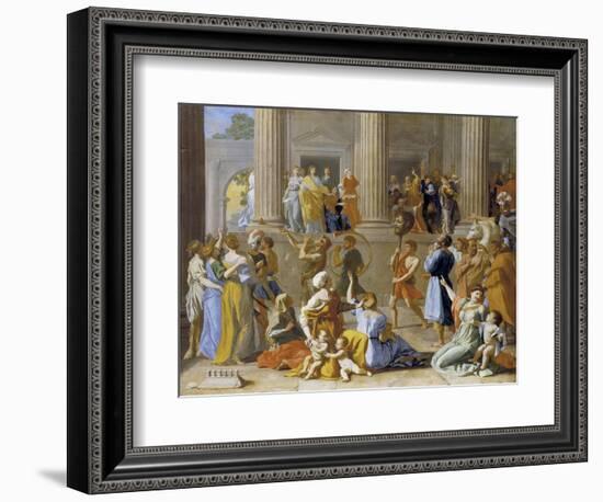 The Triumph of David, C.1631-3-Nicolas Poussin-Framed Giclee Print