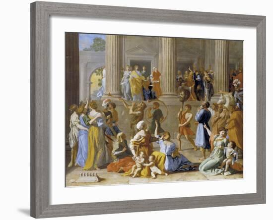 The Triumph of David, C.1631-3-Nicolas Poussin-Framed Giclee Print