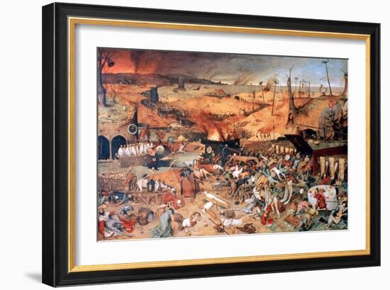 The Triumph of Death, C1562-Pieter Bruegel the Elder-Framed Giclee Print