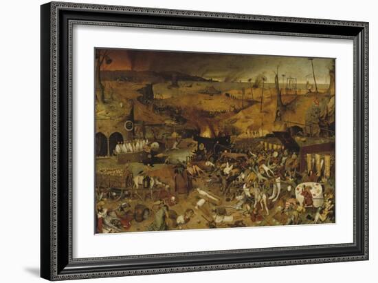 The Triumph of Death, Ca 1562-1563-Pieter Bruegel the Elder-Framed Giclee Print