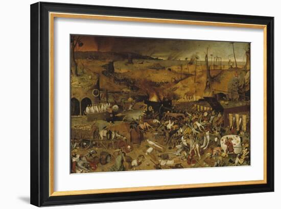 The Triumph of Death, Ca 1562-1563-Pieter Bruegel the Elder-Framed Giclee Print