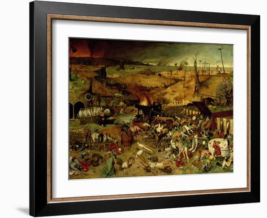 The Triumph of Death, circa 1562-Pieter Bruegel the Elder-Framed Giclee Print