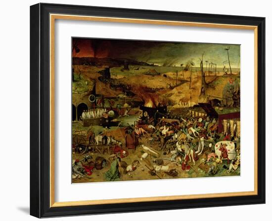 The Triumph of Death, circa 1562-Pieter Bruegel the Elder-Framed Giclee Print