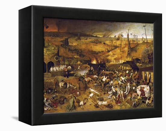 The Triumph of Death-Pieter Bruegel the Elder-Framed Stretched Canvas