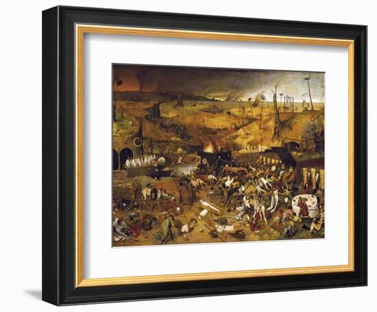 The Triumph of Death-Pieter Bruegel the Elder-Framed Art Print