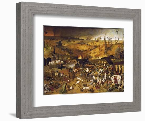 The Triumph of Death-Pieter Bruegel the Elder-Framed Premium Giclee Print