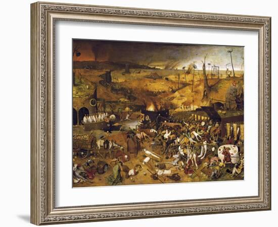 The Triumph of Death-Pieter Bruegel the Elder-Framed Art Print