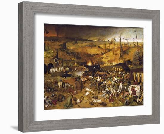 The Triumph of Death-Pieter Bruegel the Elder-Framed Art Print