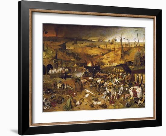 The Triumph of Death-Pieter Bruegel the Elder-Framed Art Print