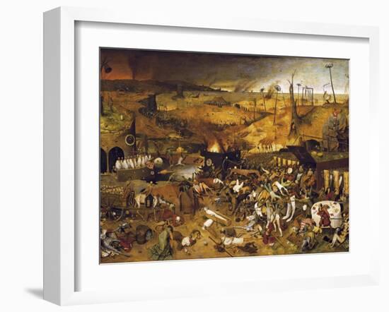 The Triumph of Death-Pieter Bruegel the Elder-Framed Art Print