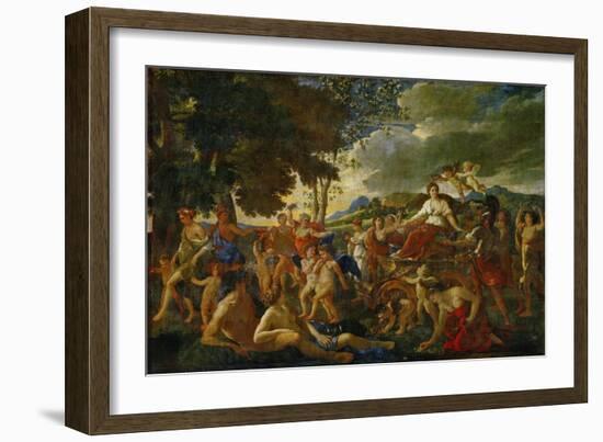 The Triumph of Flora-Nicolas Poussin-Framed Giclee Print