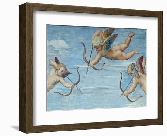 The Triumph of Galatea, 1512-14 (Detail)-Raphael-Framed Giclee Print