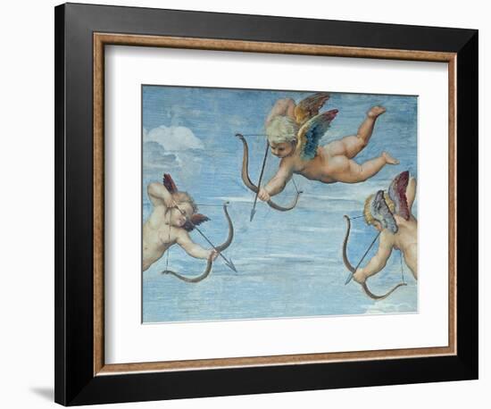 The Triumph of Galatea, 1512-14 (Detail)-Raphael-Framed Giclee Print