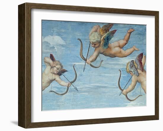 The Triumph of Galatea, 1512-14 (Detail)-Raphael-Framed Giclee Print