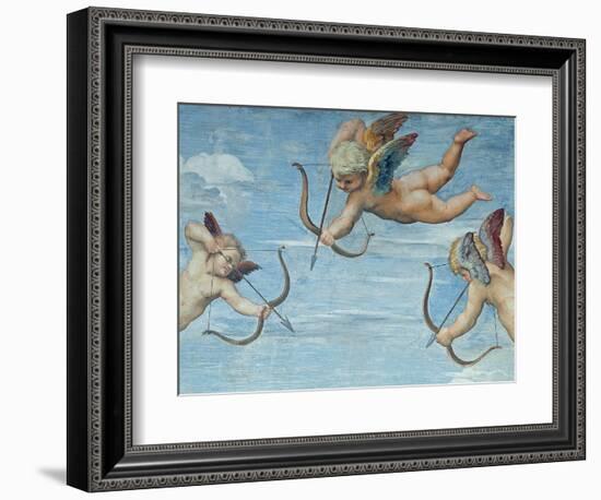 The Triumph of Galatea, 1512-14 (Detail)-Raphael-Framed Premium Giclee Print