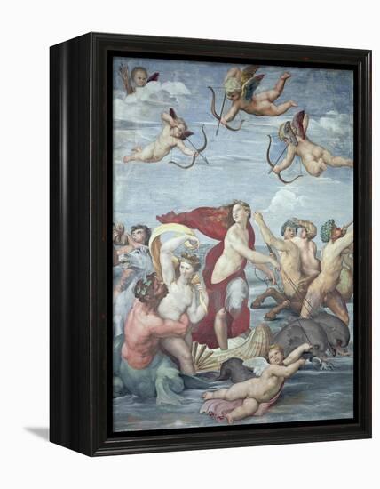 The Triumph of Galatea, 1512-14-Raphael-Framed Premier Image Canvas